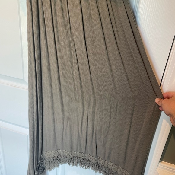 Dark Green Boho Dress - Picture 2 of 5